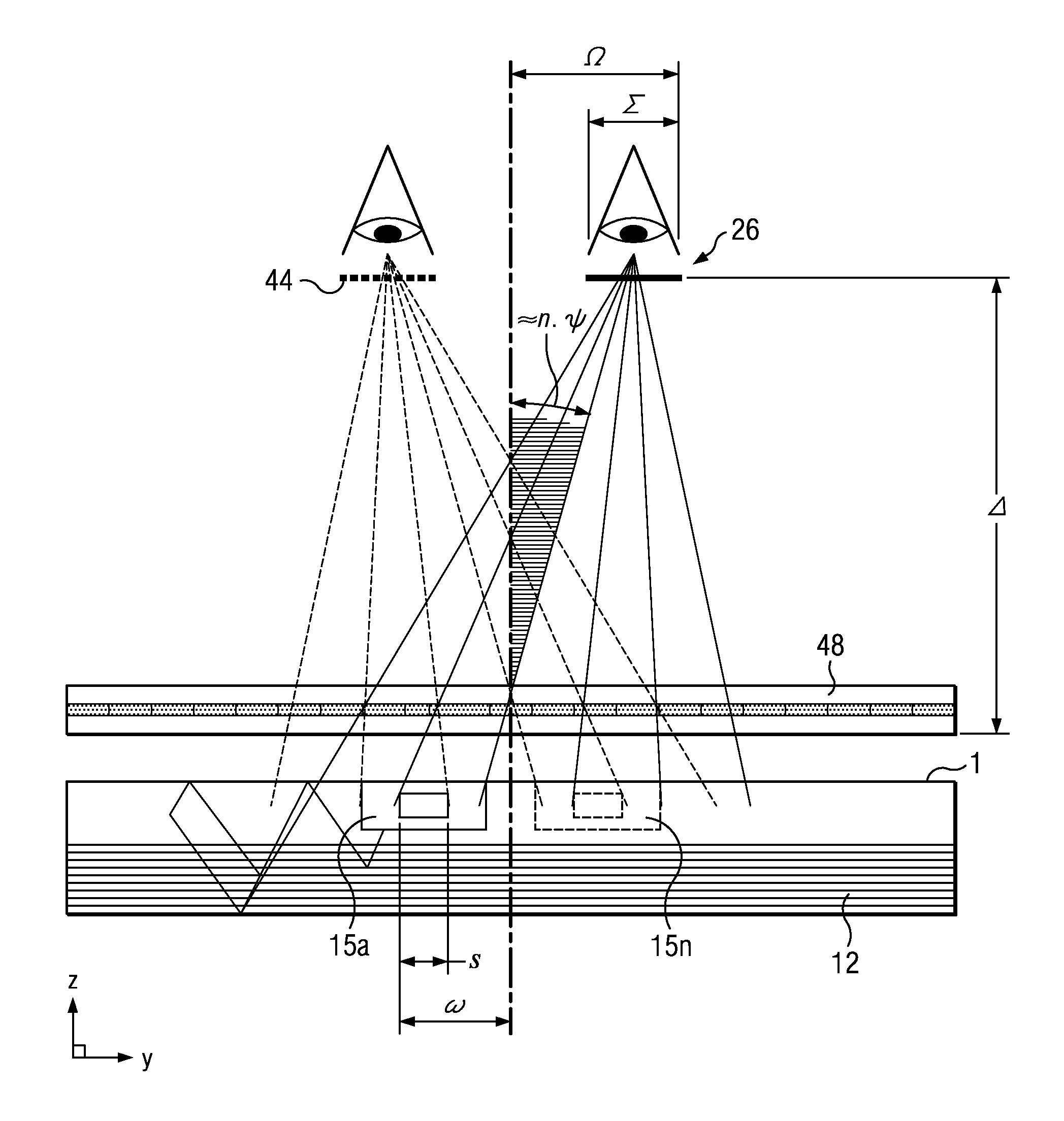 Segmented directional backlight and related methods of backlight illumination