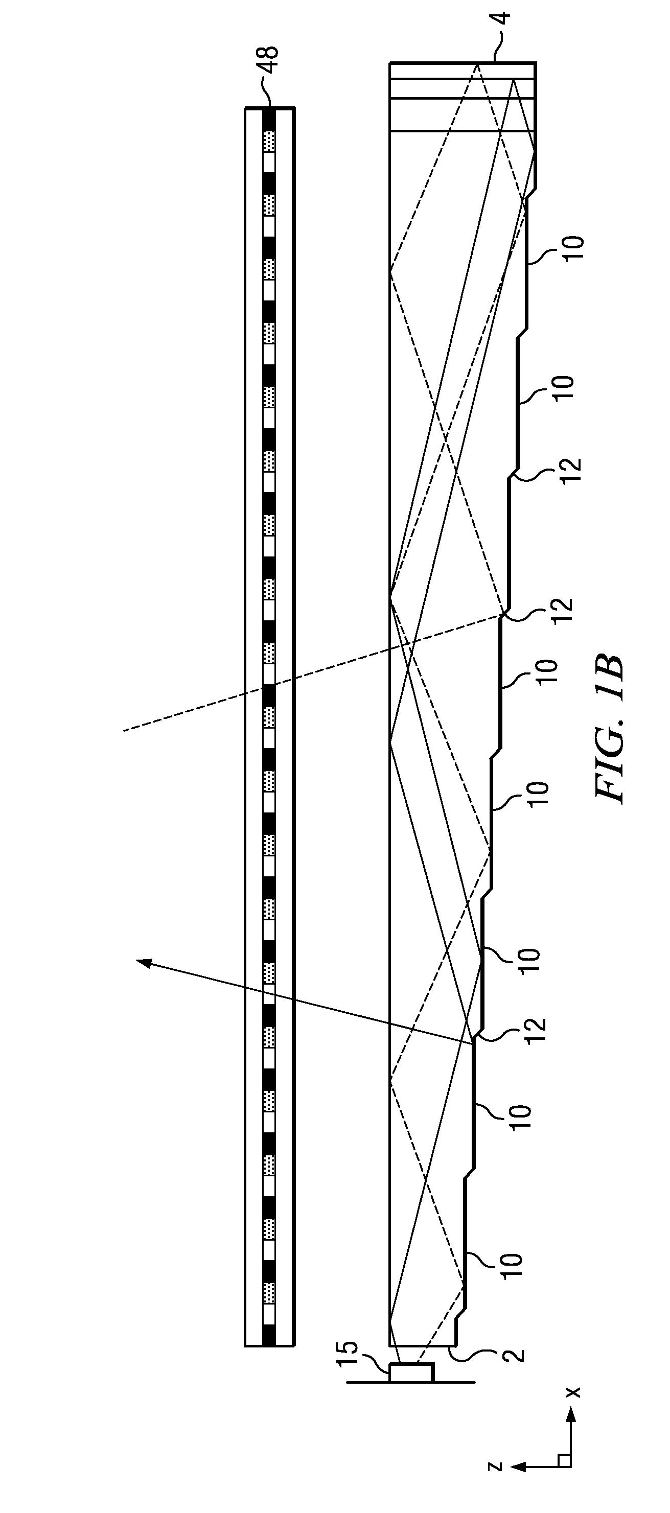 Segmented directional backlight and related methods of backlight illumination