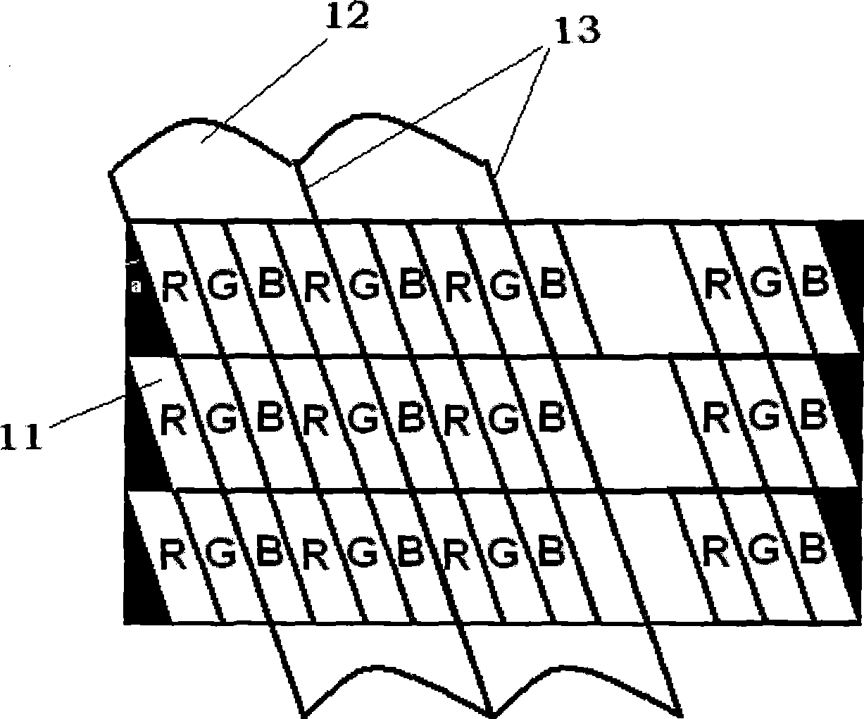 Three-dimensional stereo display device