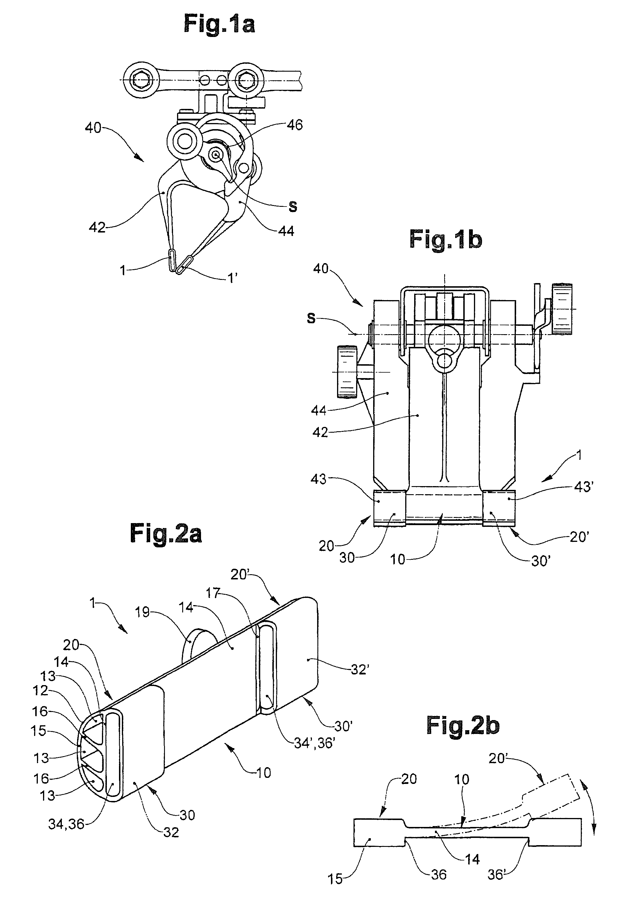 Clamping element for fitting on a clamping tongue of a gripper as well as gripper fitted with such a clamping element