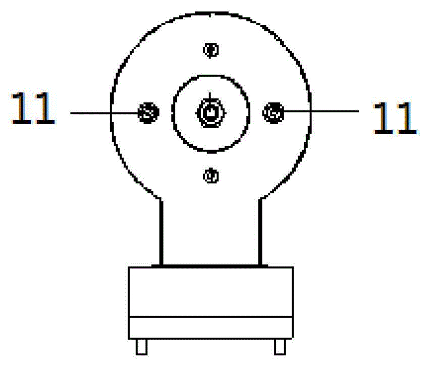 Vacuum absorption platform with two-dimension angle adjustment function