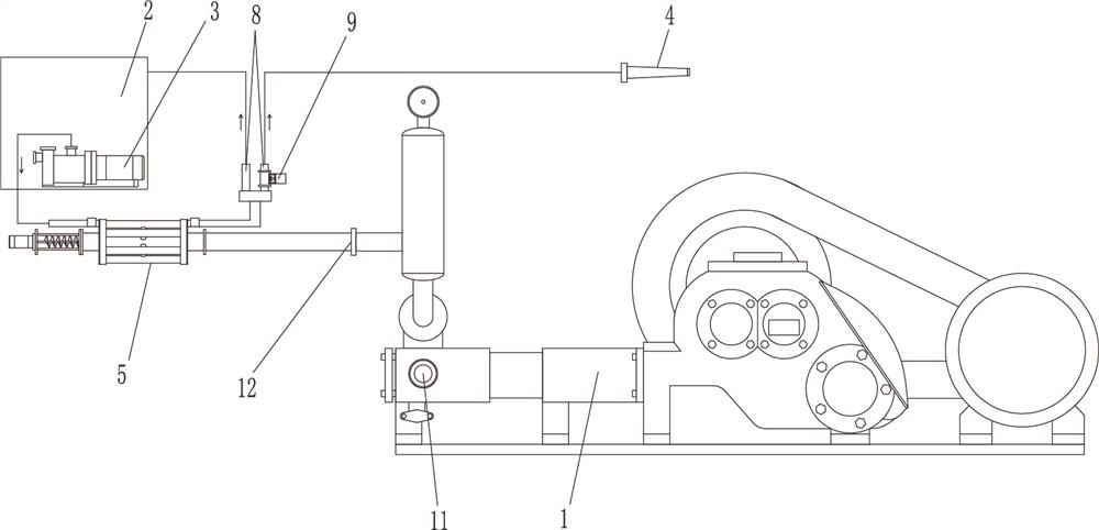 An anti-clogging mud pump that automatically adjusts the moisture content of mud and its dredging method