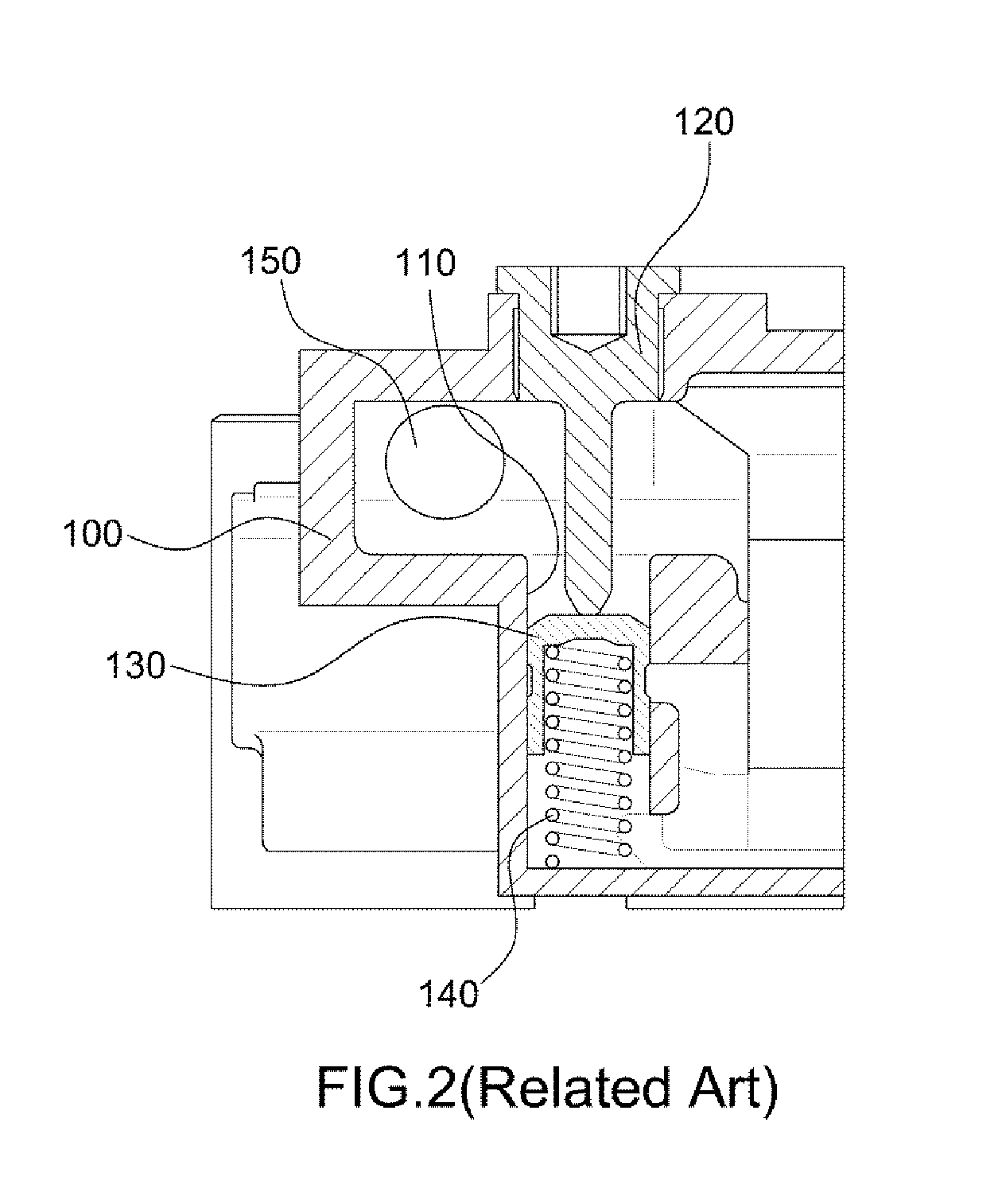 Dual relief valve of bsm for vehicle engine