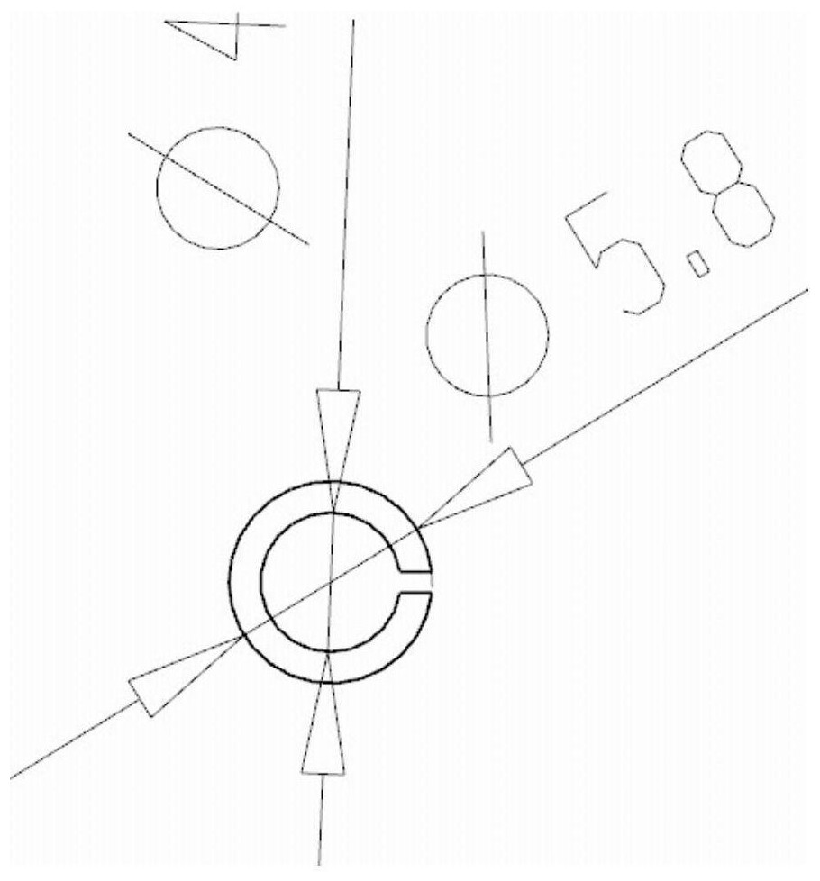 Ignition cable contact pin type connecting structure