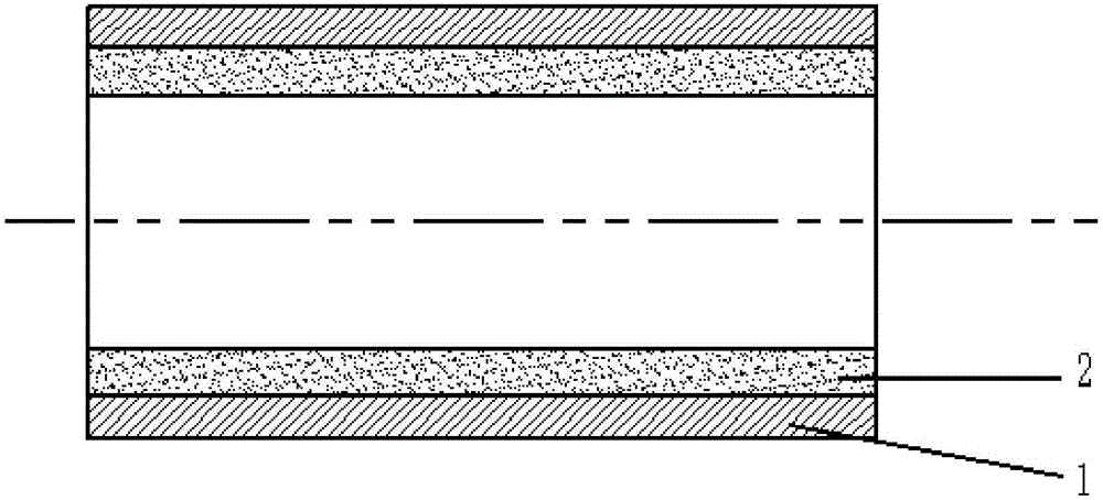 Water-lubricated bearing for pump and water guiding tank molded line optimizing method