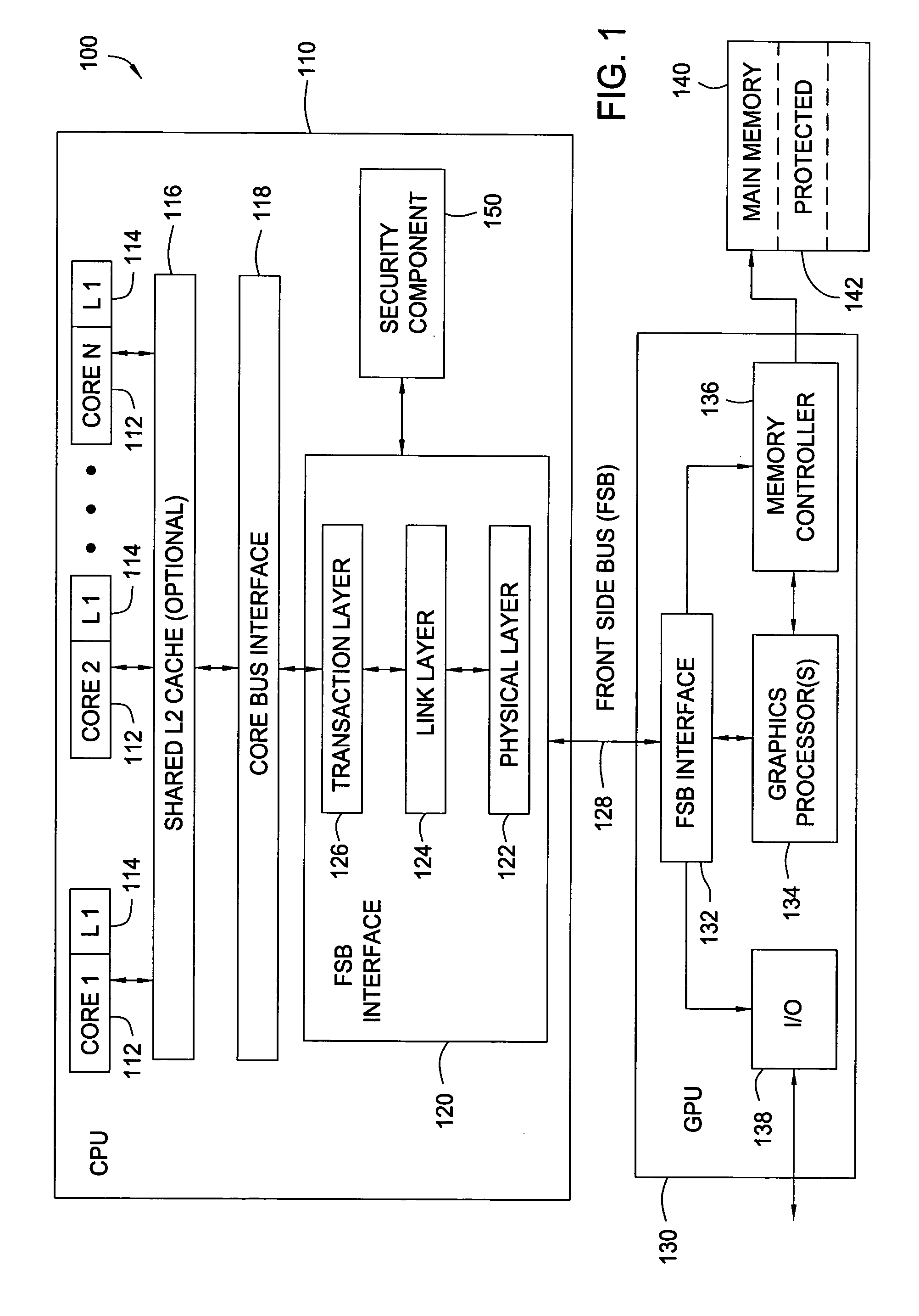 Data encryption interface for reducing encrypt latency impact on standard traffic