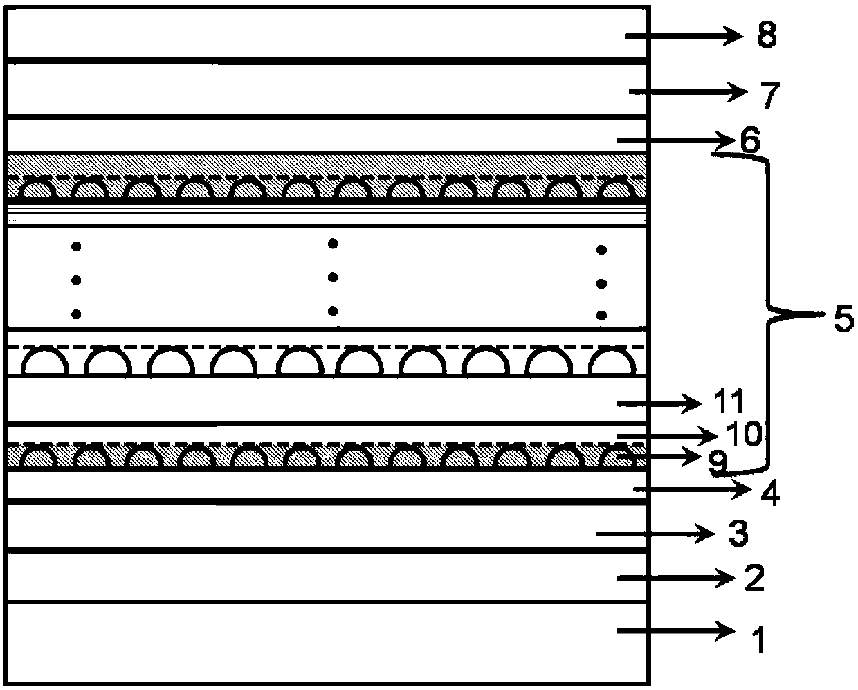 A quantum dot superluminescent light-emitting diode and its manufacturing method