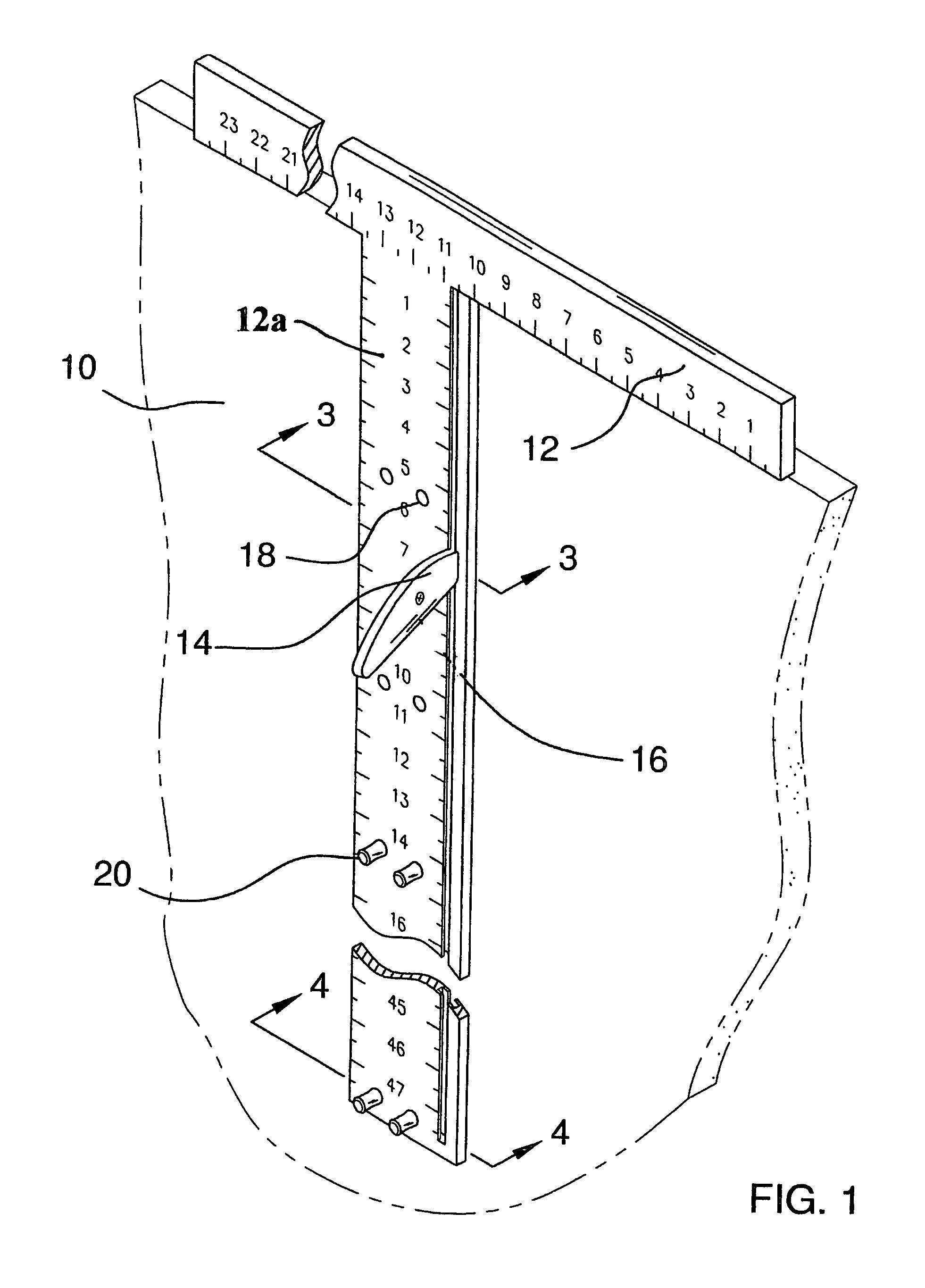 Stabilized T-square