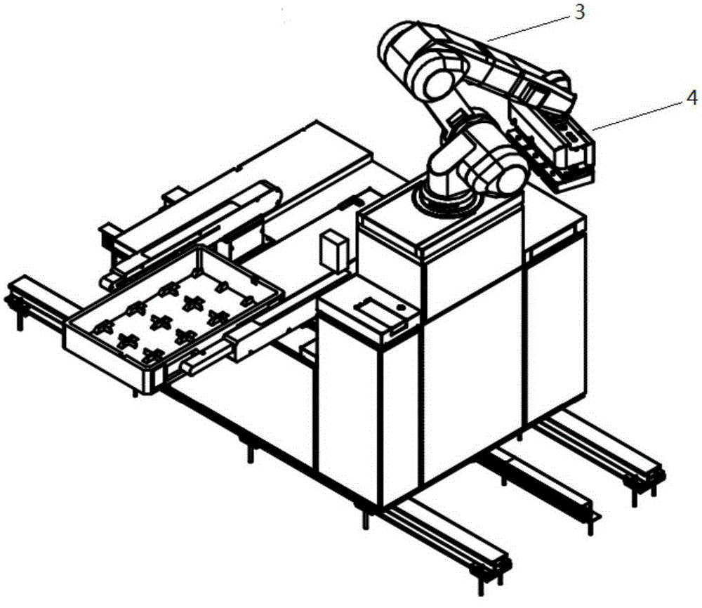 Visual positioning method of mobile manipulator