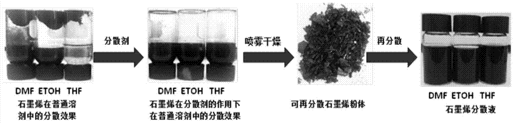 Graphene dispersant and its application