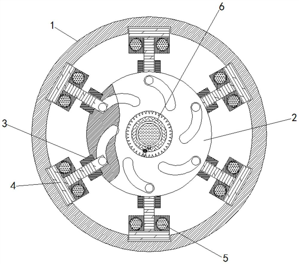 Automatically-resized mounting base for industrial robot