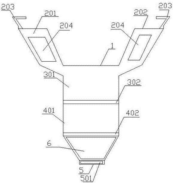 Double-pipe feeding type graphite crushing system provided with pretreatment device