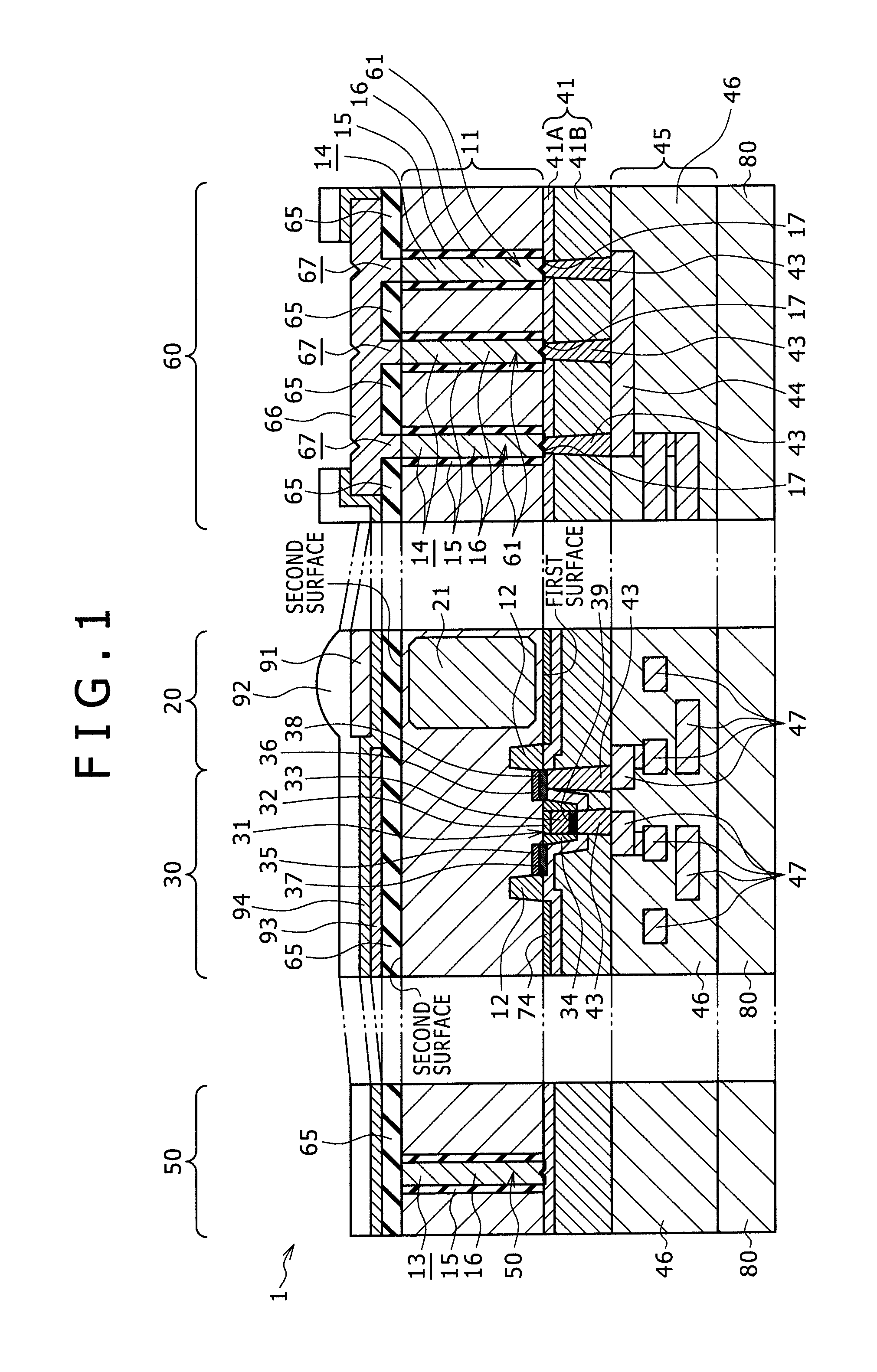 Solid-state image pickup device and a method of manufacturing the same