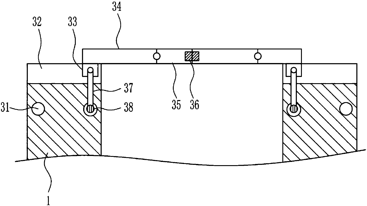 Seismograph hidden type arrangement device for natural gas exploration