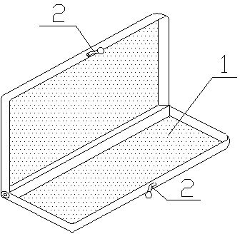 Acid-base resistant bag difficult to slip and convenient to take articles