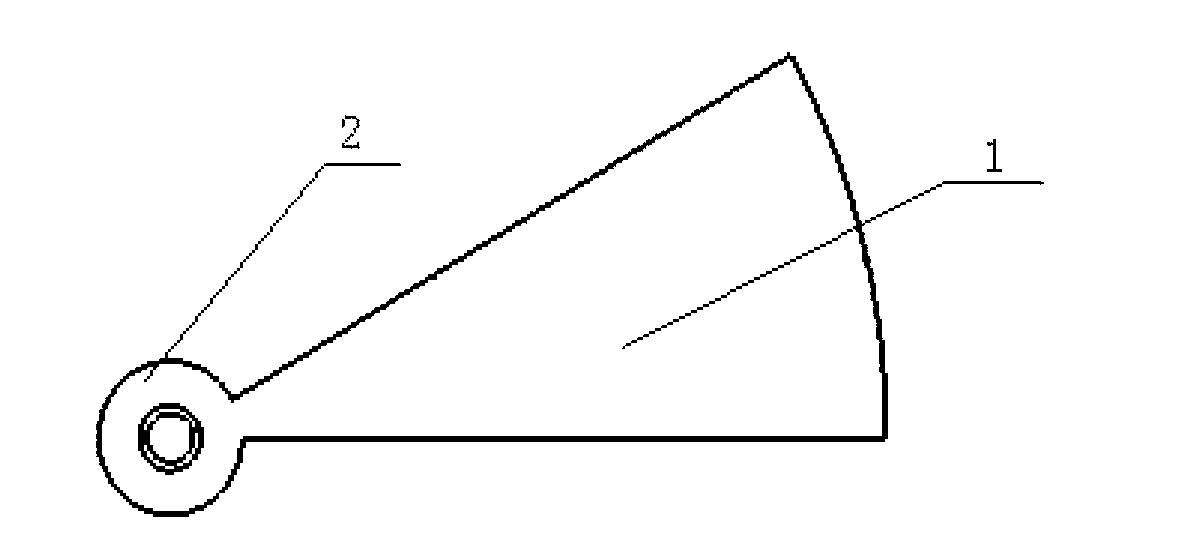 Tilting vertical tail band plate span locating and detecting device