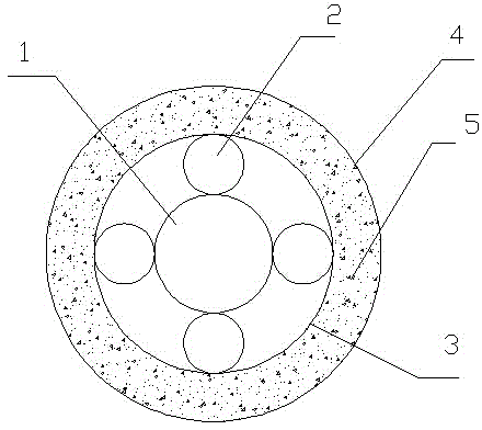 Basalt fiber composite guy cable