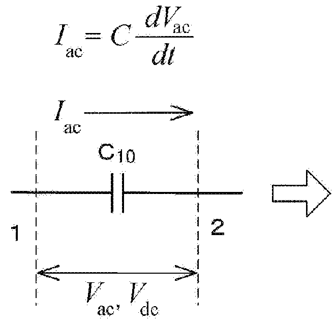 Method of constructing and method of simulating equivalent circuit for capacitor, and simulation device therefor