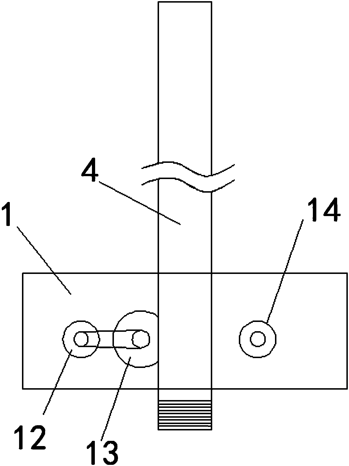 Wall plastering device special for building engineering