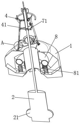 Offshore buoy with self-leveling function