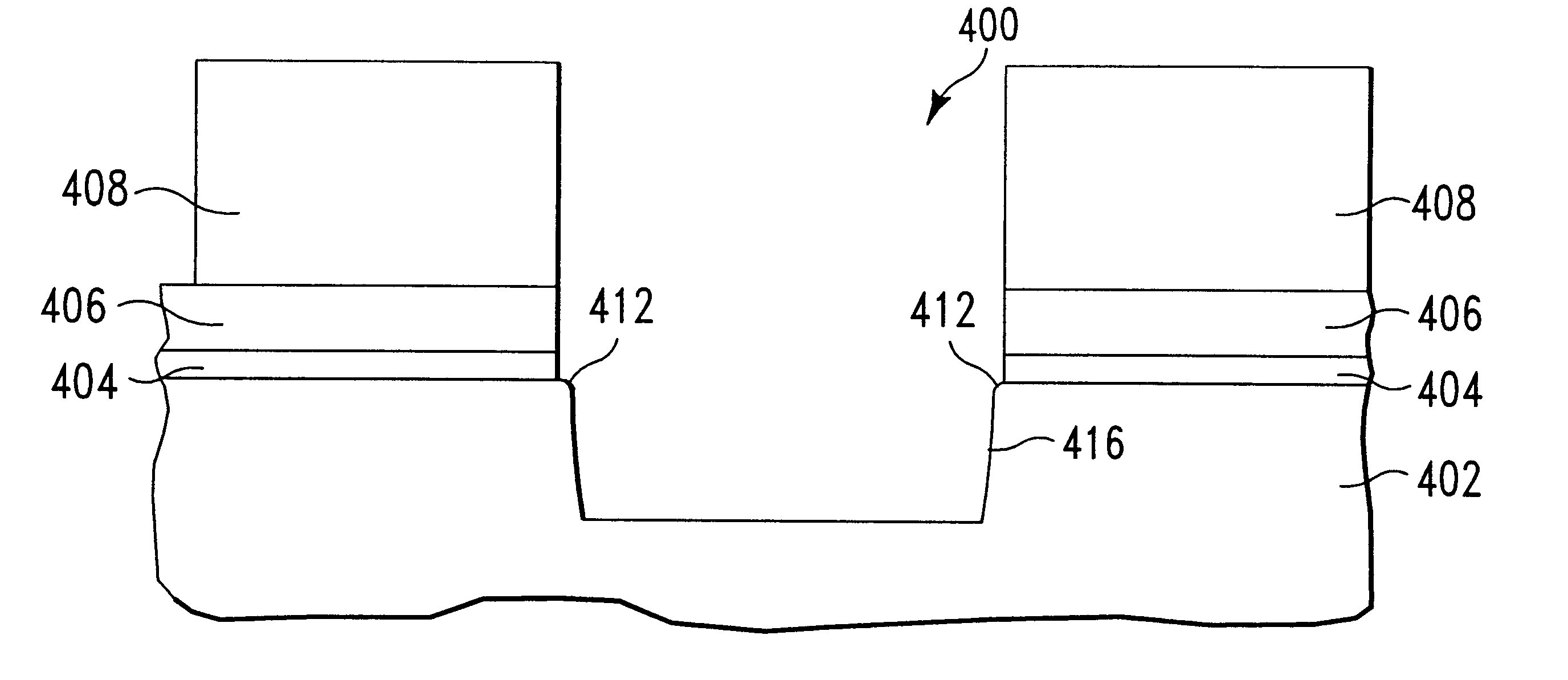 Method for etching a trench having rounded top and bottom corners in a silicon substrate