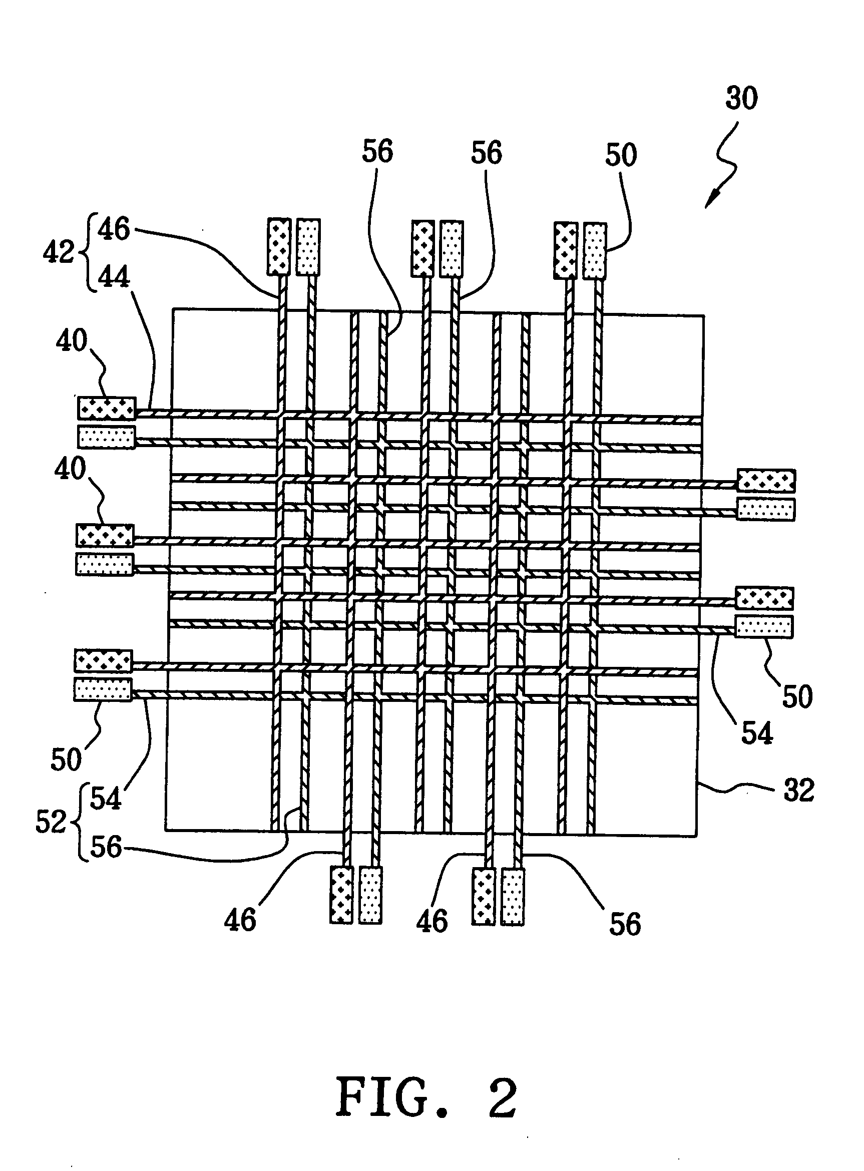 Power supply layout for an integrated circuit