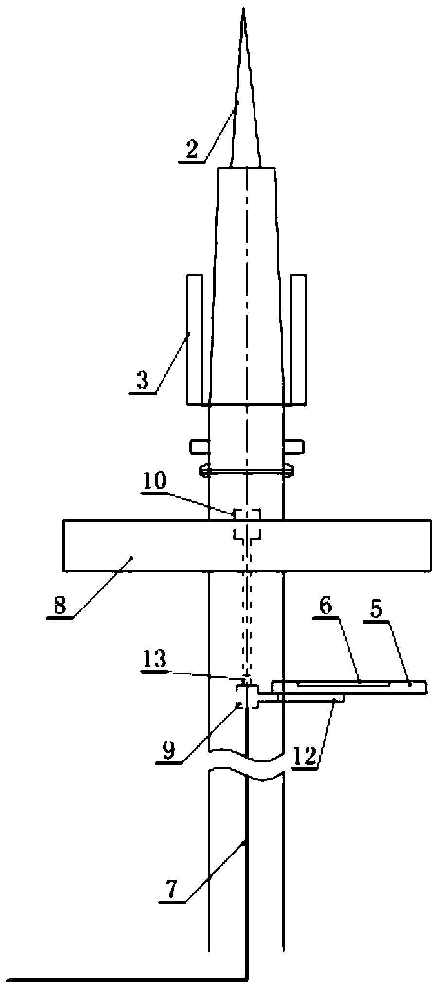 Electric power telecommunication lightning protection signal tower with hangar