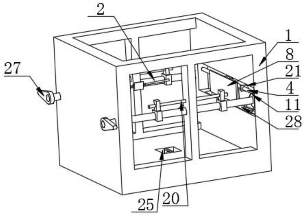 New energy automobile battery bundling and locking device