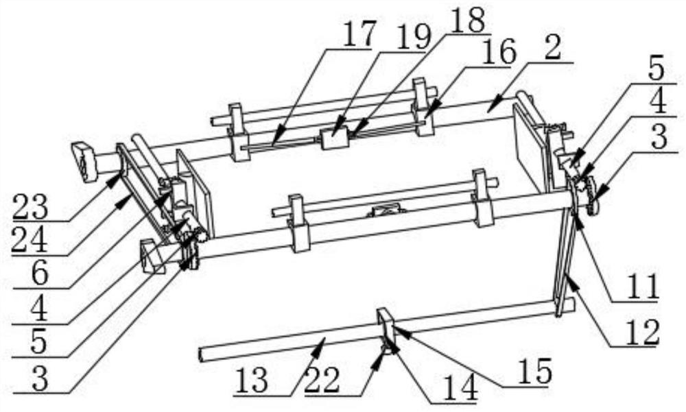 New energy automobile battery bundling and locking device