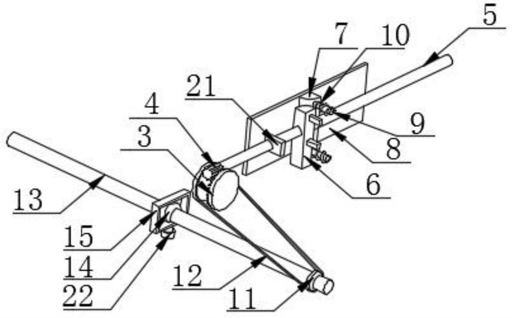 New energy automobile battery bundling and locking device