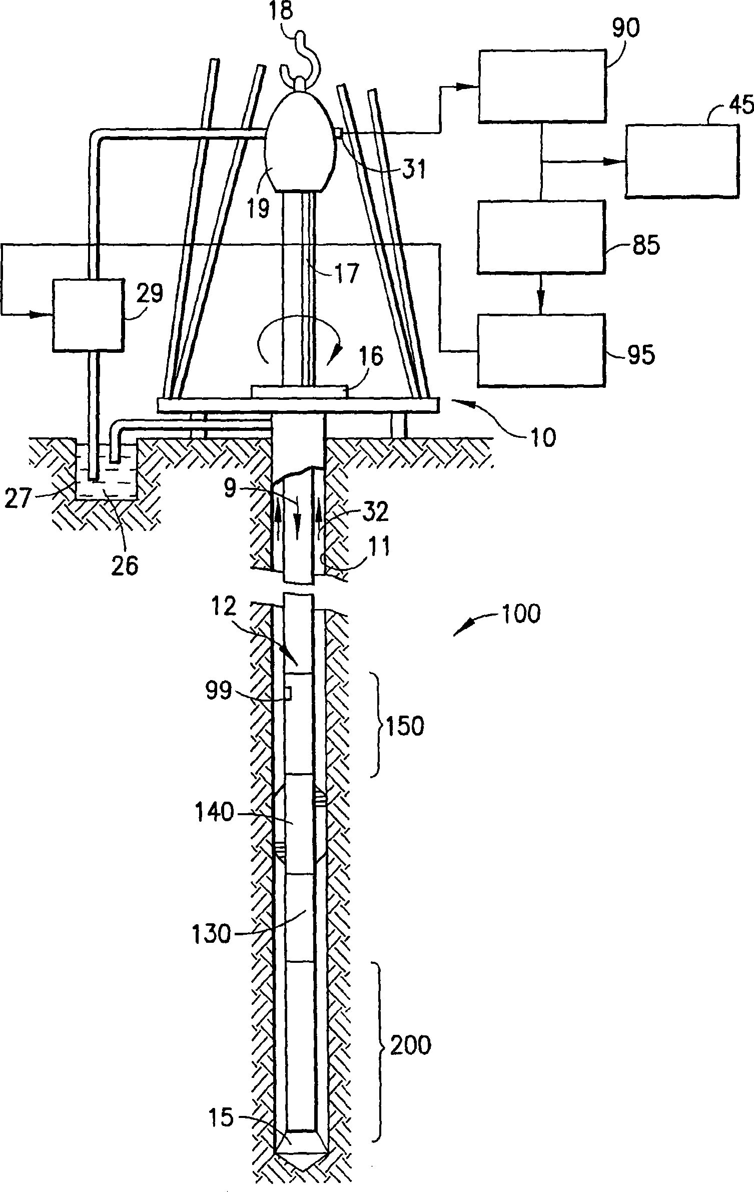 While-drilling down-hole measurement for substance in stratum