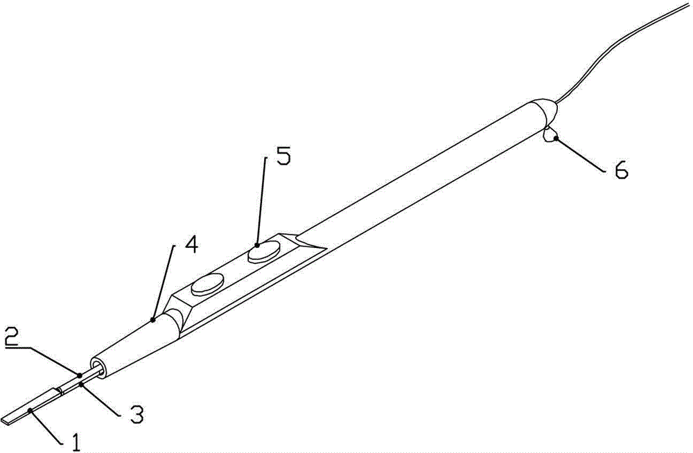 Water-cooling electric scalpel for piggy castration