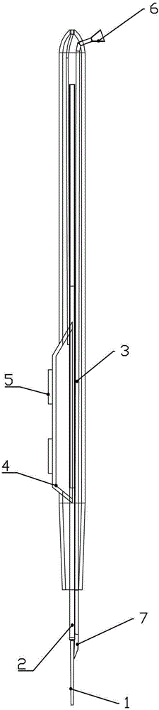 Water-cooling electric scalpel for piggy castration