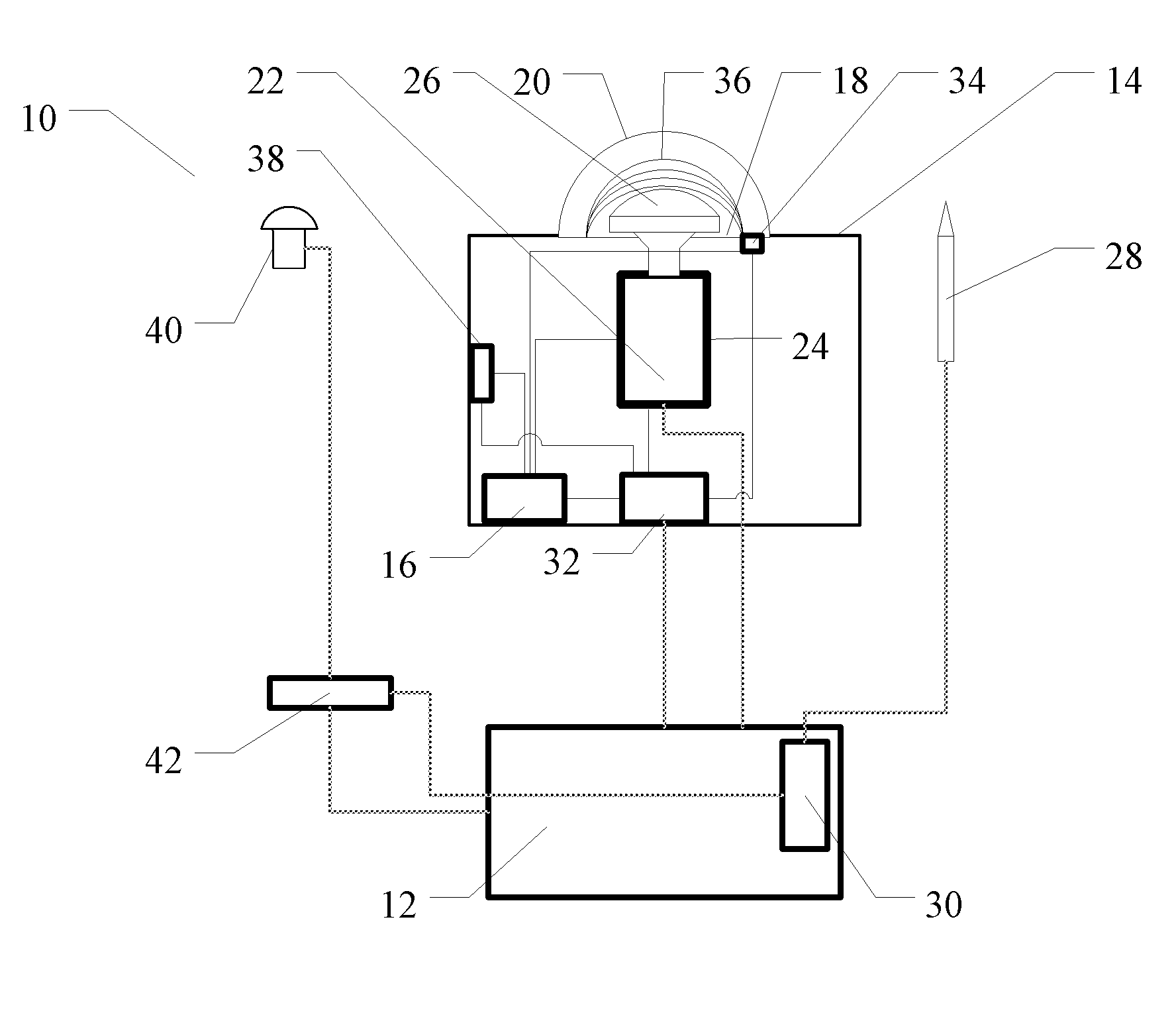 All-in-view lightning event observation system and method