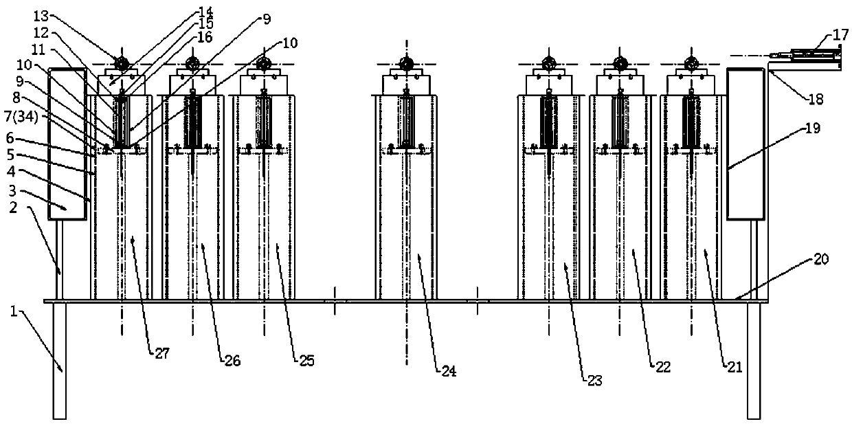 An automatic floating and sinking experimental device with a linear structure