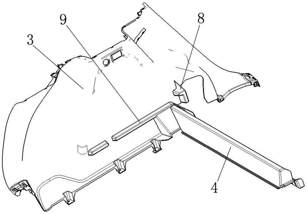 Automobile trunk