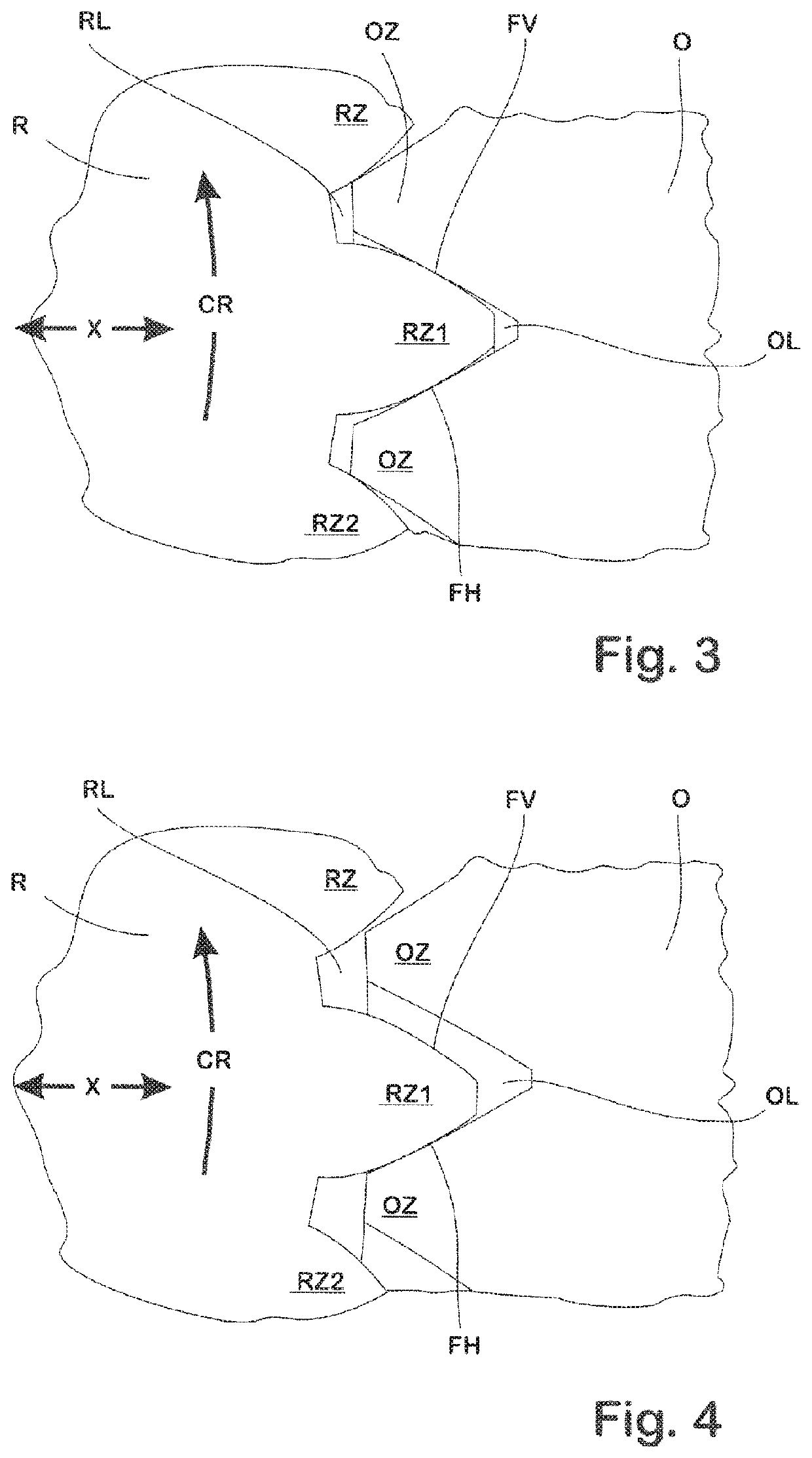 Method for honing toothed wheels