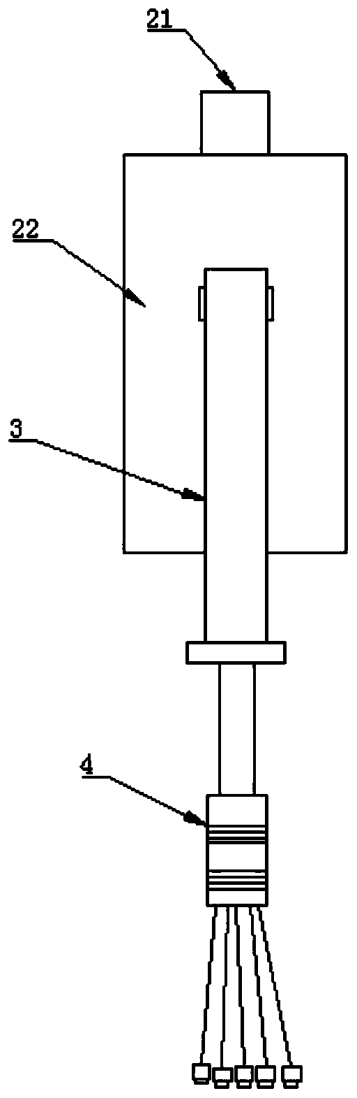 Temperature measurement type face recognition access control system and control method thereof