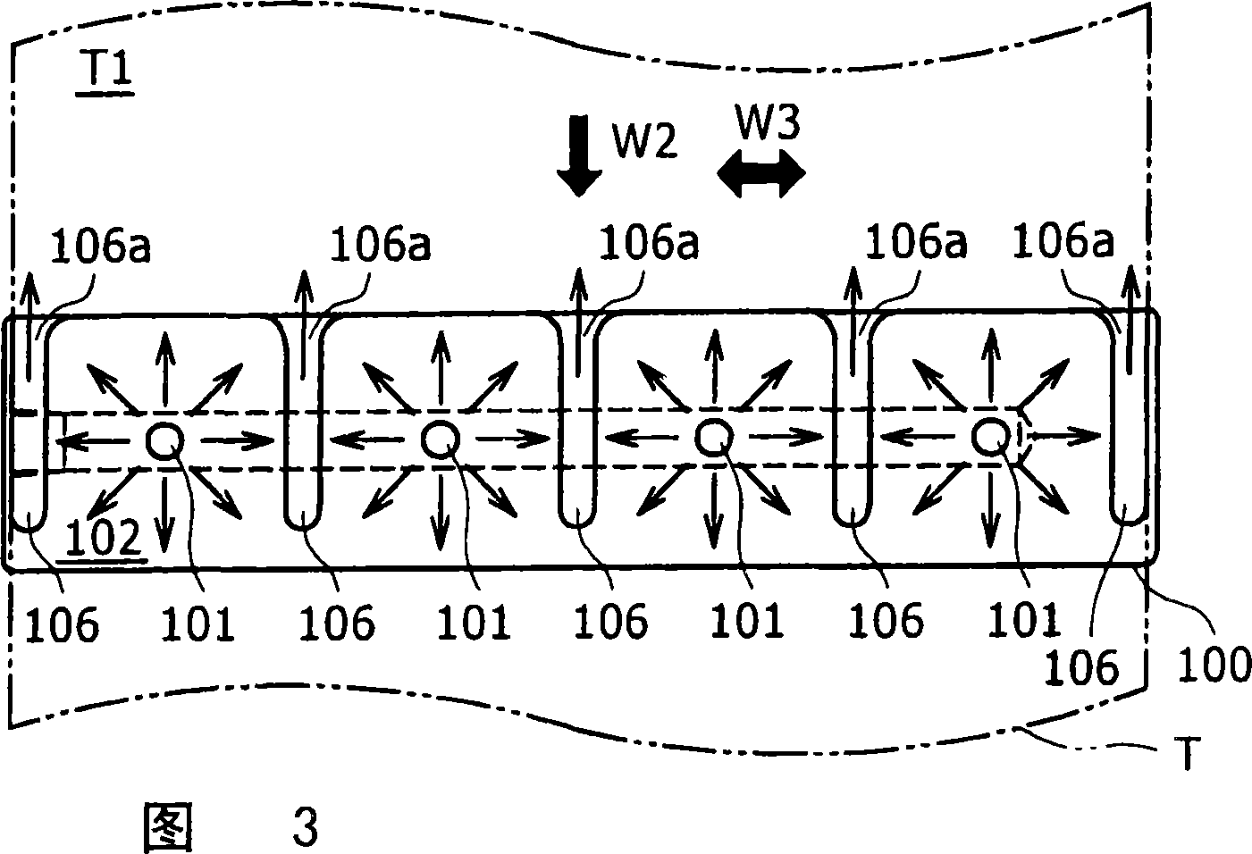 Deposit removing device