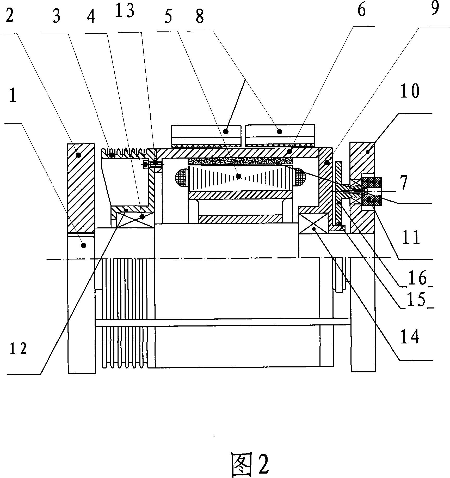 Elevator traction machine