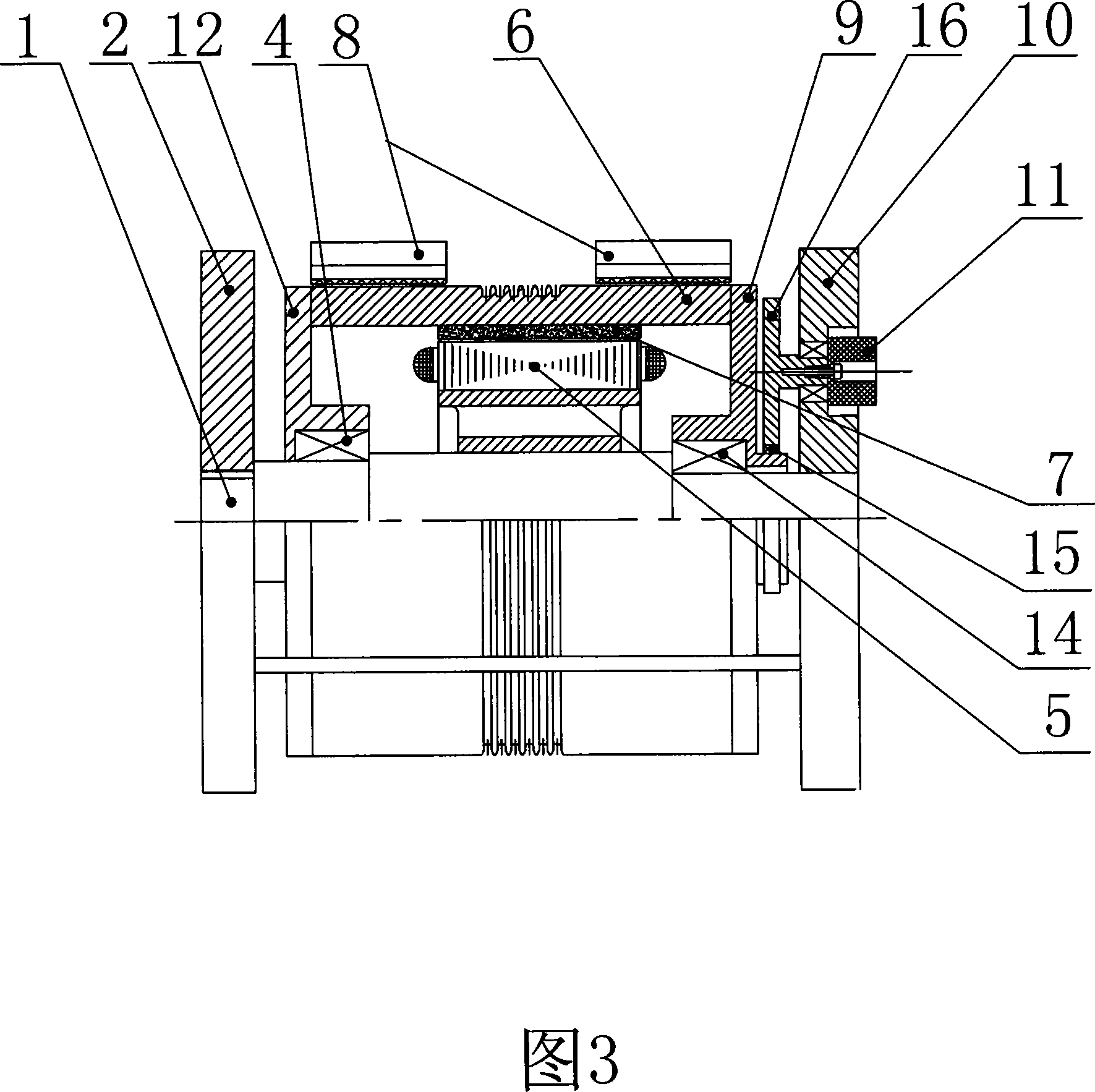 Elevator traction machine