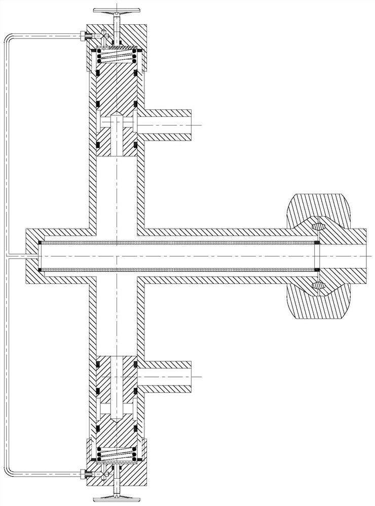 A water injection automatic filter backwashing device