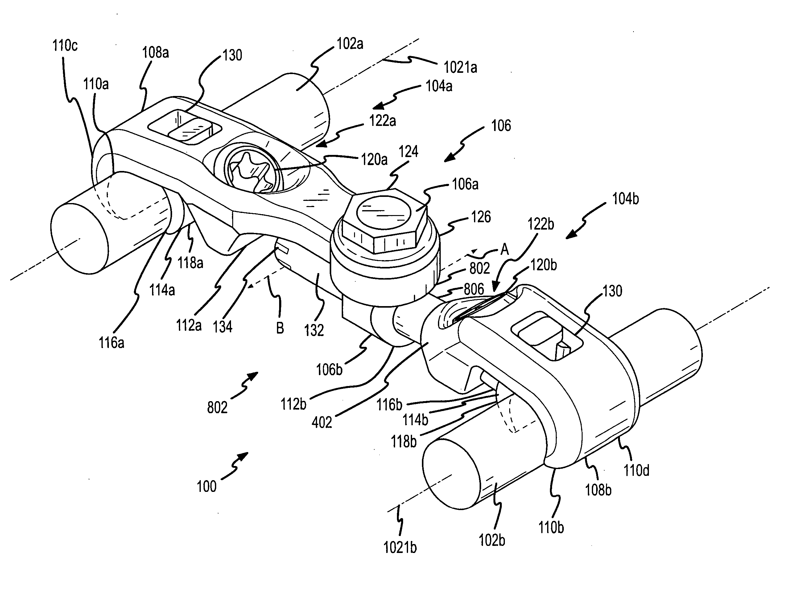 Spinal rod cross connector