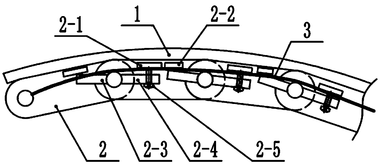 Toilet front cover support device