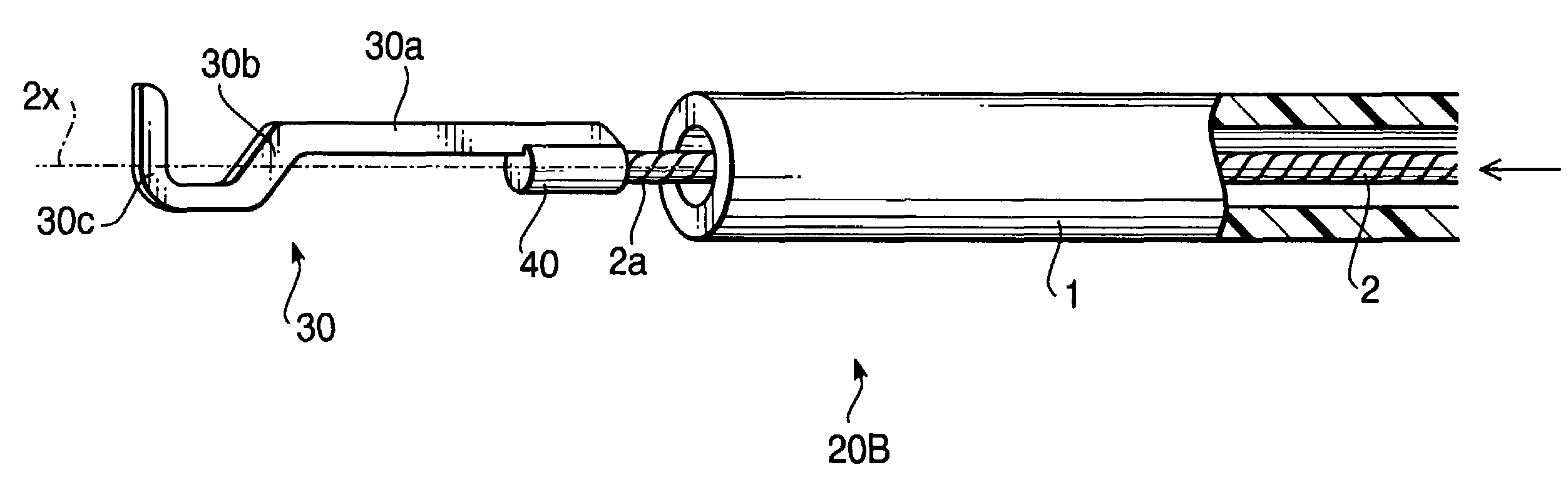 High frequency treatment instrument for endoscope