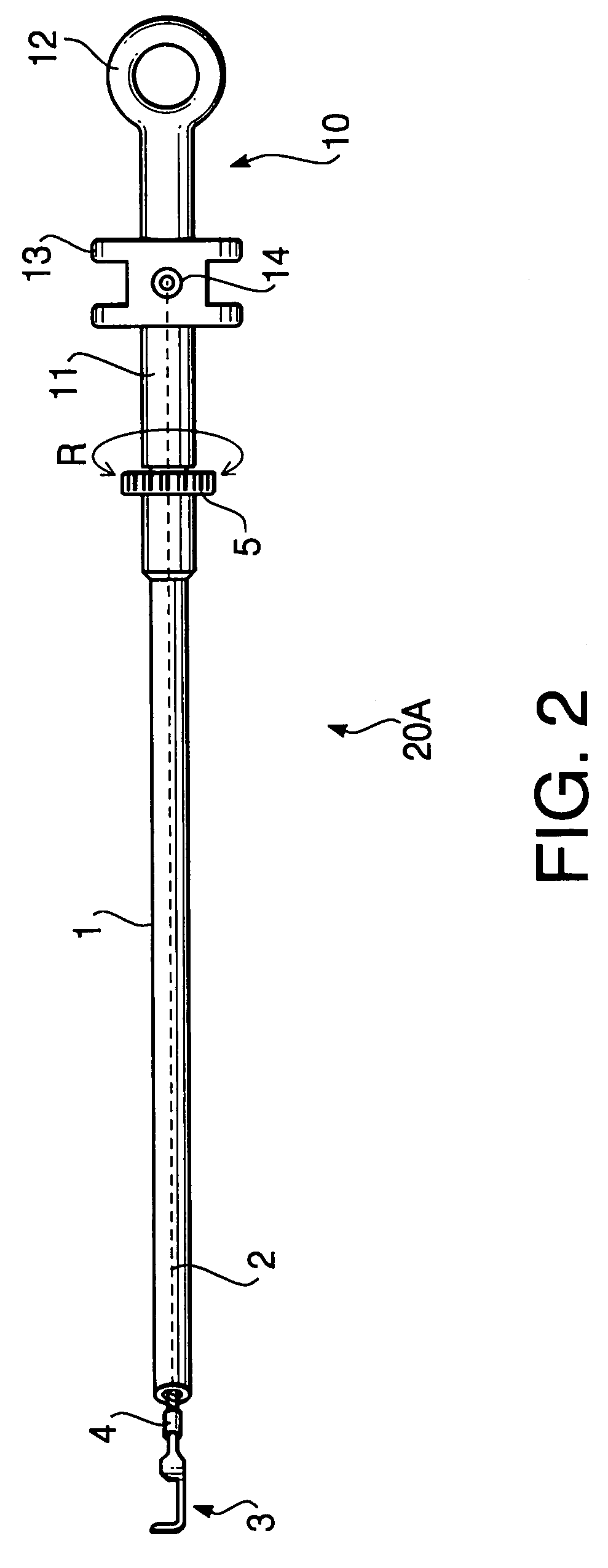 High frequency treatment instrument for endoscope