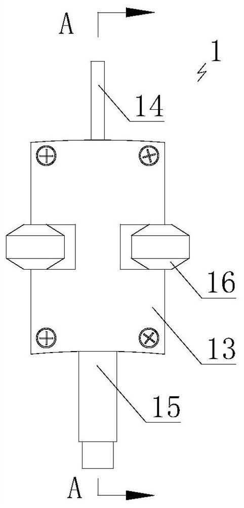 Ultrasonic wall thickness on-line monitoring device for oil and gas pipeline