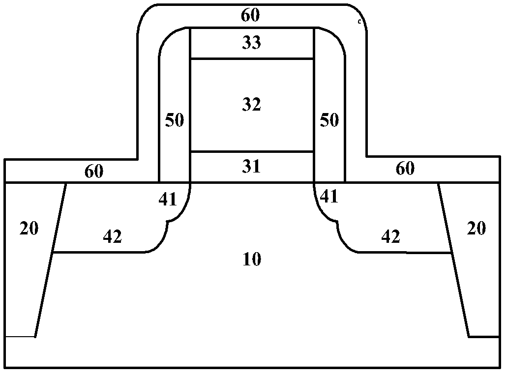 Metal-oxide -semiconductor field effect transistors (MOSFETs) capable of reducing source drain contact resistance and manufacturing method thereof