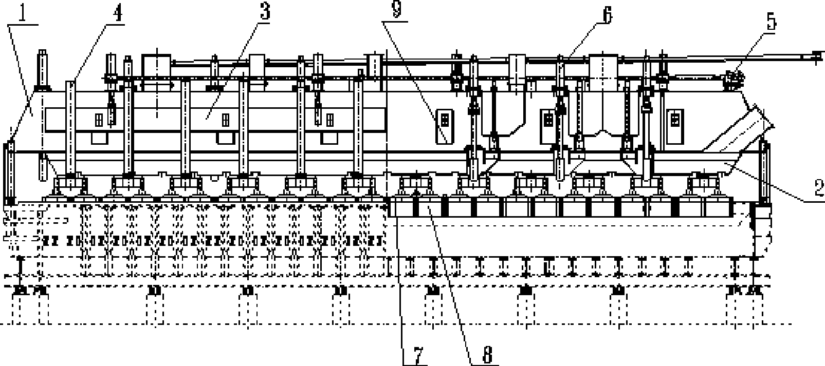 Upper structure of large-sized aluminum cell