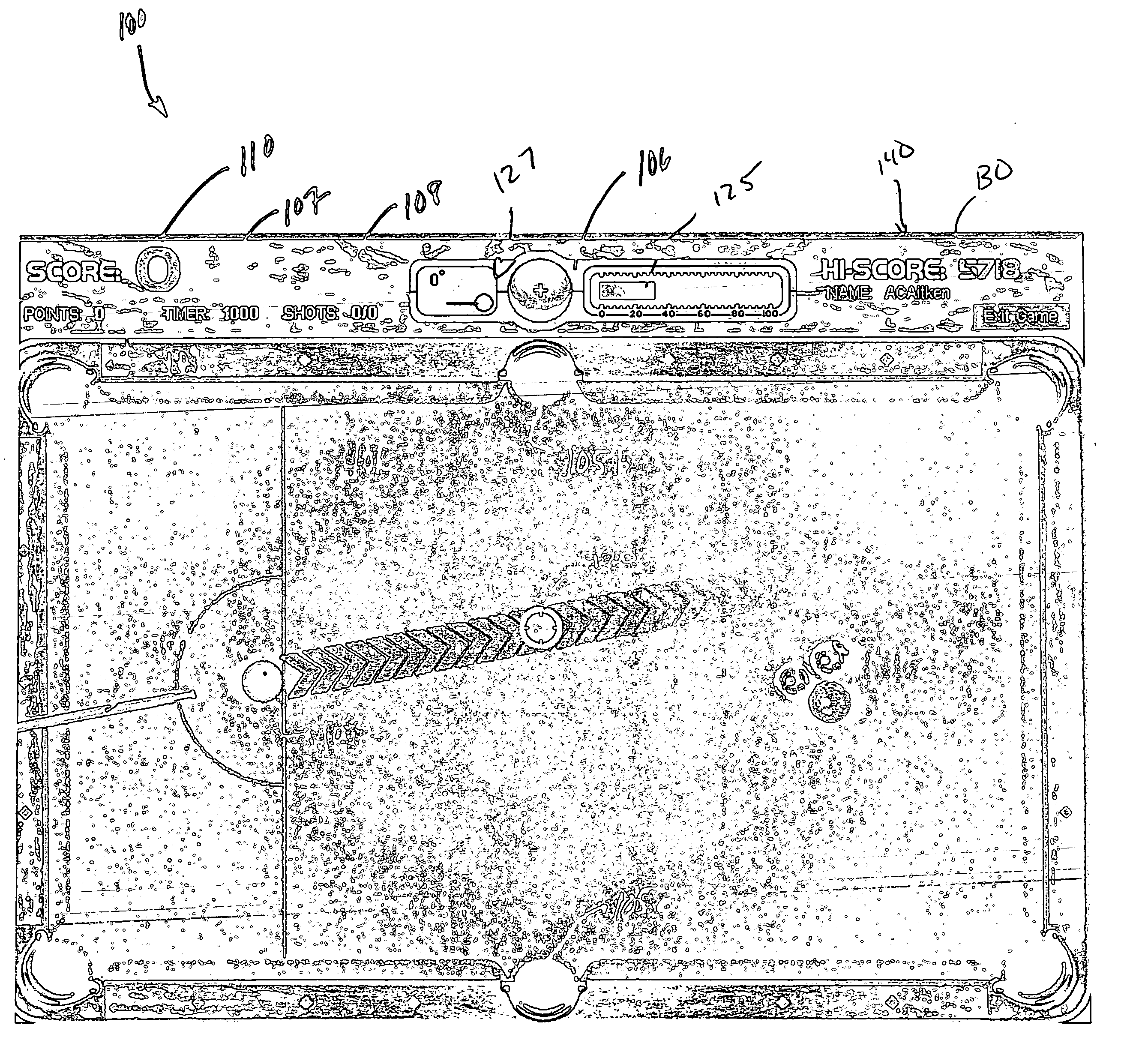 One-player pool scoring system and method